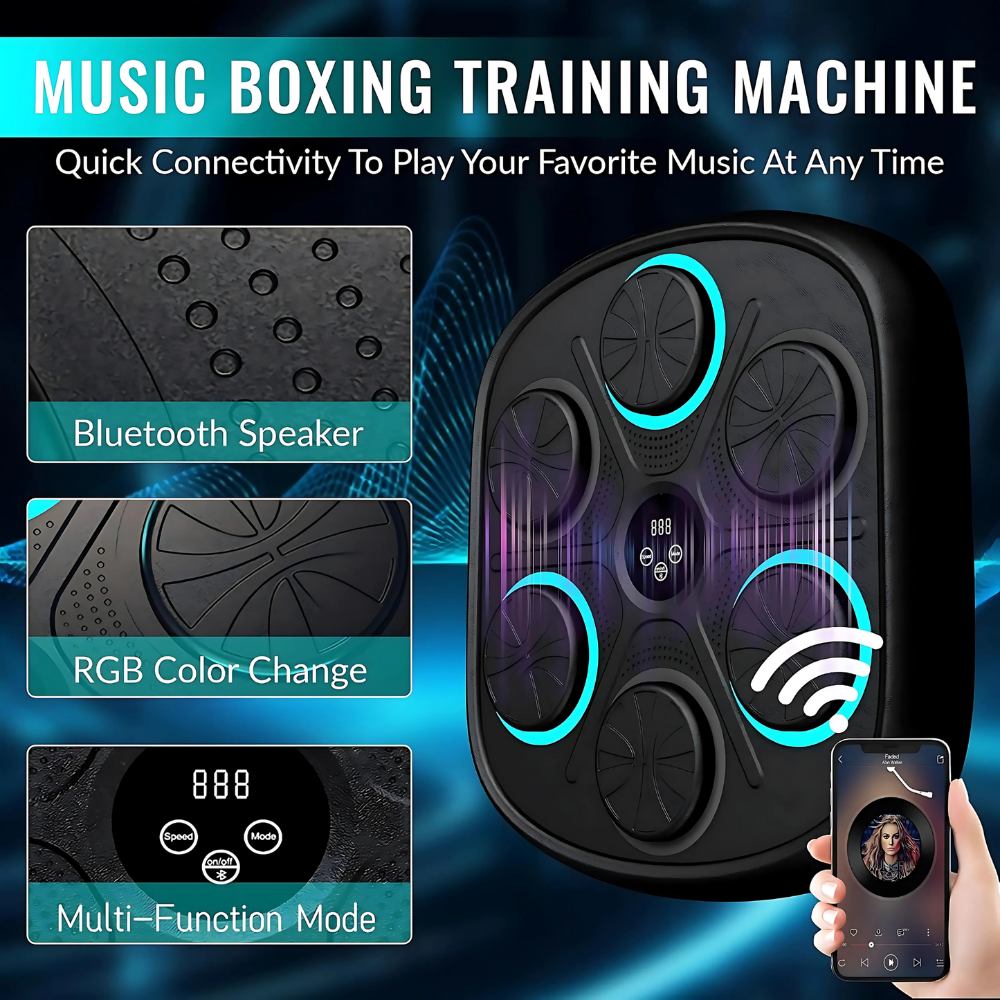Music Boxing Machine with Boxing Gloves