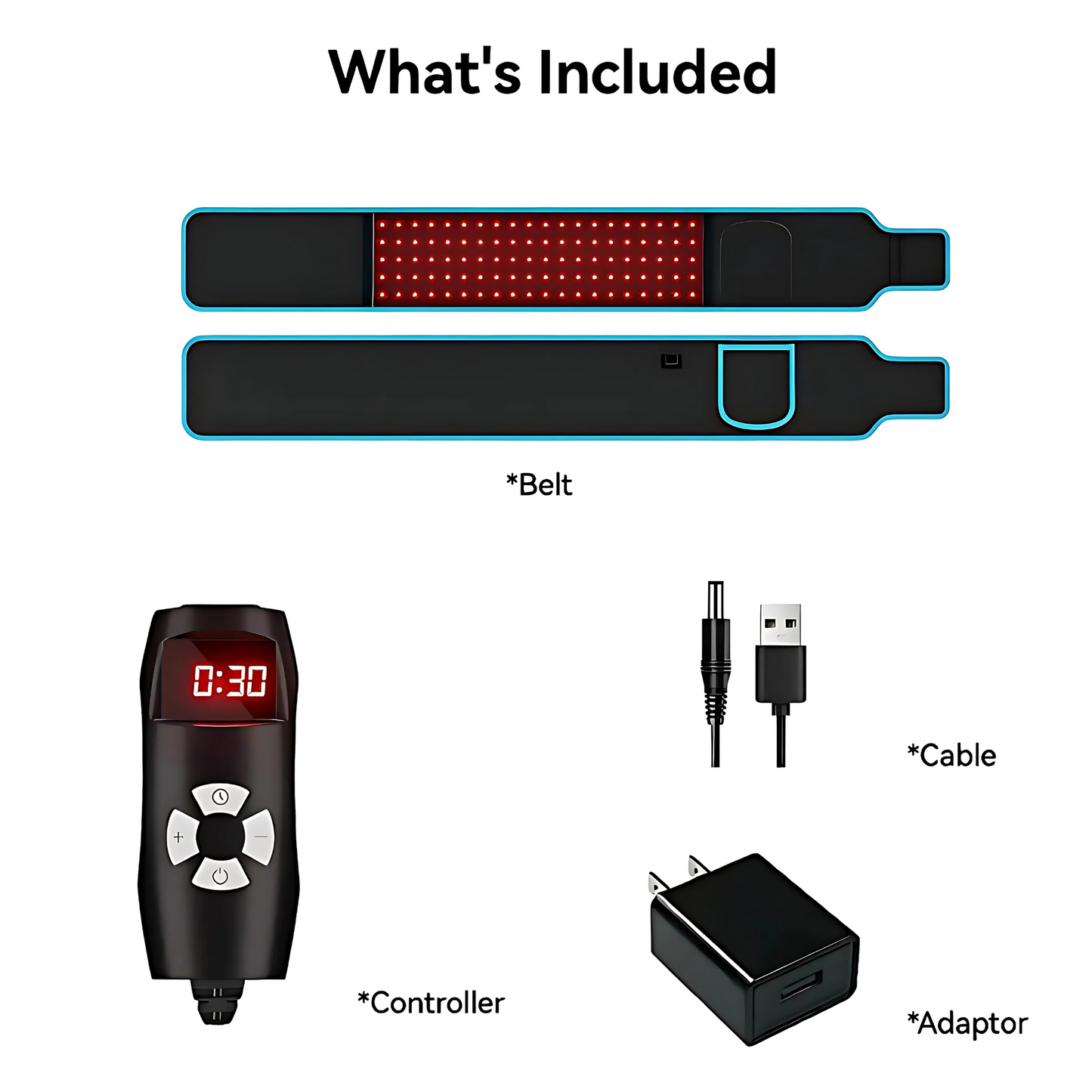 Red Light Therapy Belt – Fade Stretch Marks & Burn Fat