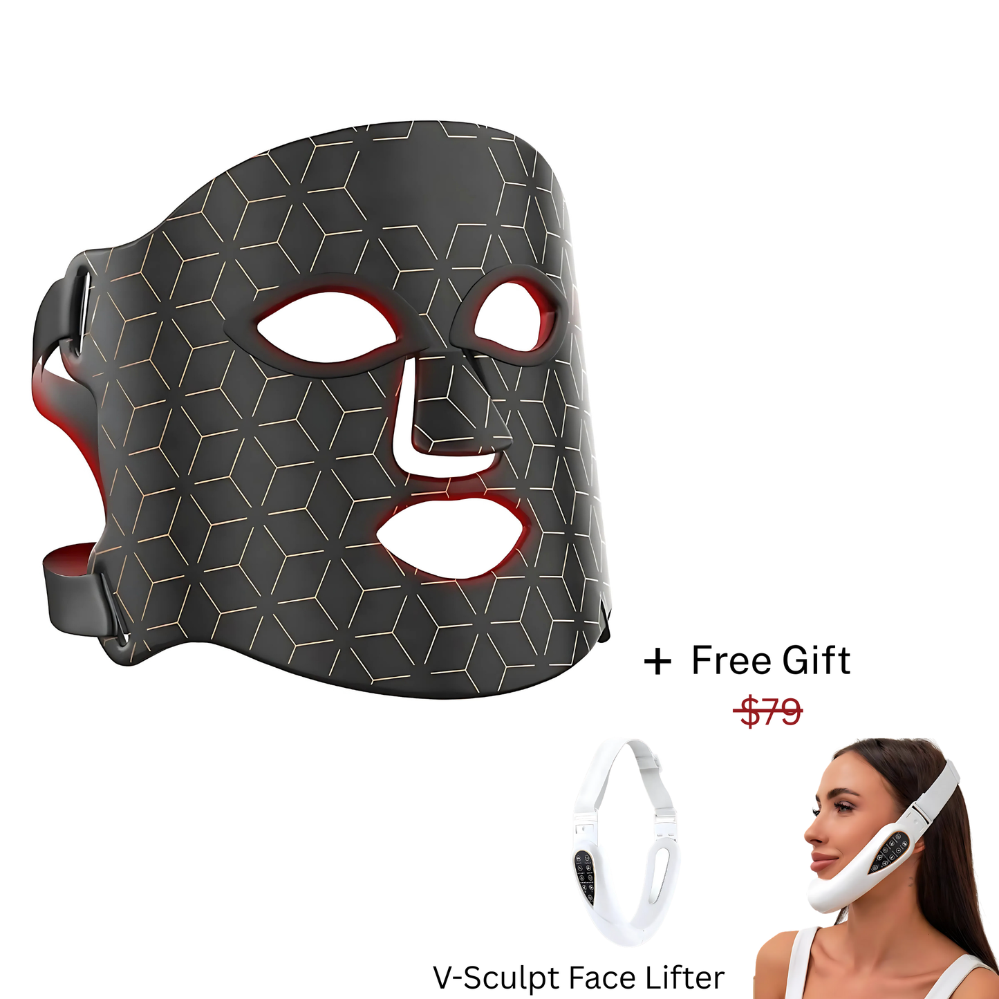 Red Light Therapy Face Mask – Rejuvenate, Repair & Glow