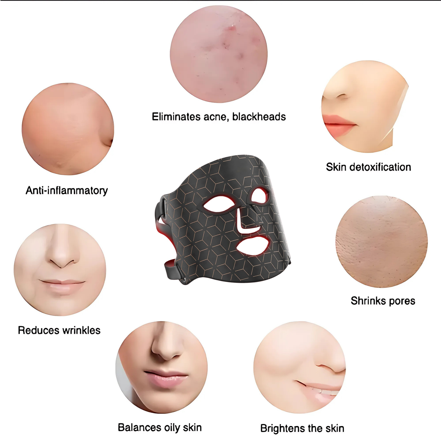 Red Light Therapy Face Mask – Rejuvenate, Repair & Glow
