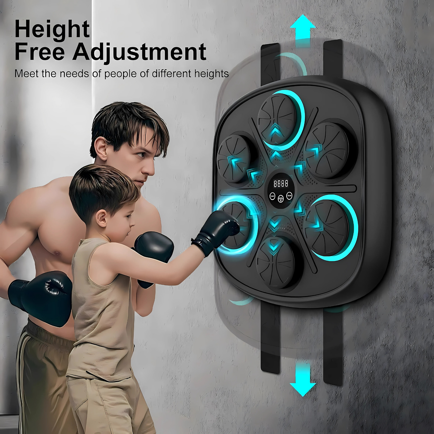 Music Boxing Machine with Boxing Gloves