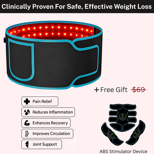 Red Light Therapy Belt – Fade Stretch Marks & Burn Fat